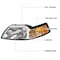 Spec-D Tuning 99-04 Ford Mustang Crystal Housing Headlights Chrome 2LH-MST99-RS - alternate 4